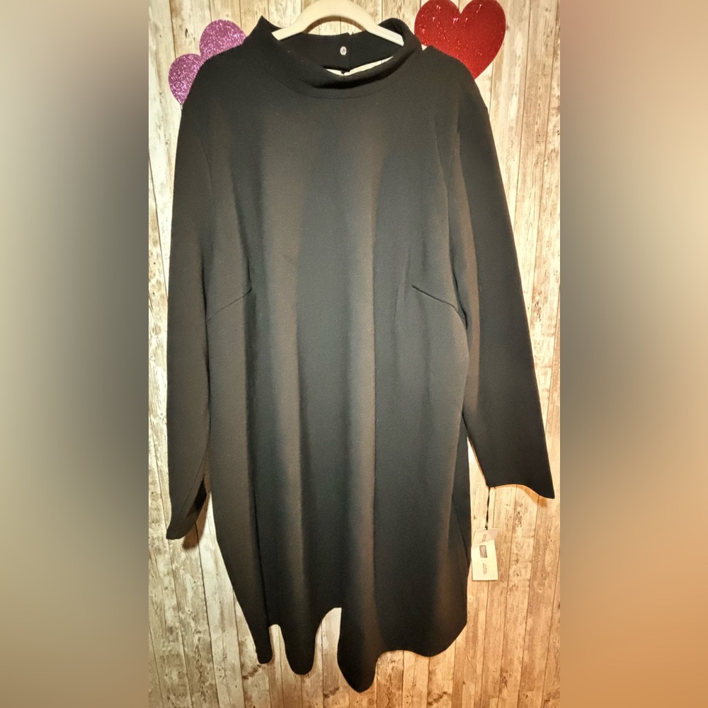 Future Collective Kahlana Barfield Dress Long Sleeve Mock Neck Women's 4XL